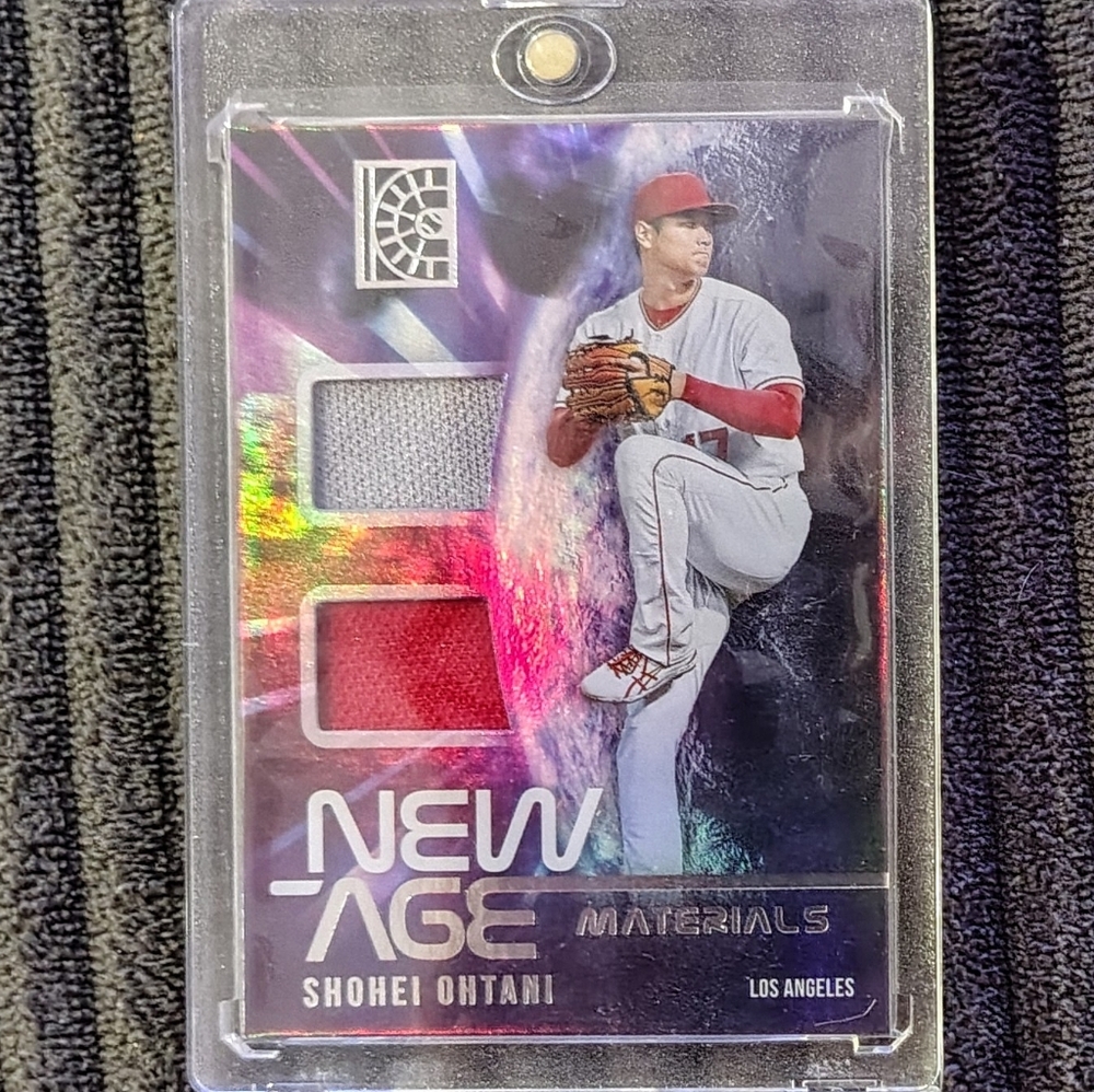 Shohei Ohtani 2022 Panini Capstone New Age Double Jersey MLB Angels Card #NAM-SO